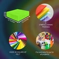 thumbnail image 4 of FabricLA Acrylic Felt Fabric - Pre Cut | 12" X 12" Inches | DIY Craft, Hobby, Costume, Decoration | Neon Green A54 - 14 Pieces, 4 of 7