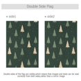 thumbnail image 4 of Yayeee Garden Flag 28"x40" Double Sided Outdoor Yard Lawn Holiday Decorations, Beige Christmas Trees, 4 of 6