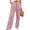 Red women striped wide leg pants a1, variant on Cagogo Women Striped Wide Leg Pants High Waisted Flowy Loose Cotton Linen Casual Long Trousers Beach Work Lounge Summer Clothes, Green 2XL
