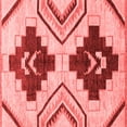 thumbnail image 1 of Ahgly Company Machine Washable Indoor Square Southwestern Red Country Area Rugs, 8' Square, 1 of 4