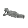 thumbnail image 2 of Estatua de Buda Sunnimix Tallada a mano gris para Decoración de interiores y exteriores, 2 of 8