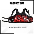 thumbnail image 7 of QSTDGVPW Adjustable Kids Karting Rib Protector Lightweight Sponge Armor Chest Safety Gear red, 7 of 7