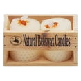 thumbnail image 1 of Green Pasture Beeswax Small pillar 2 pcs White Candle, 1 of 1