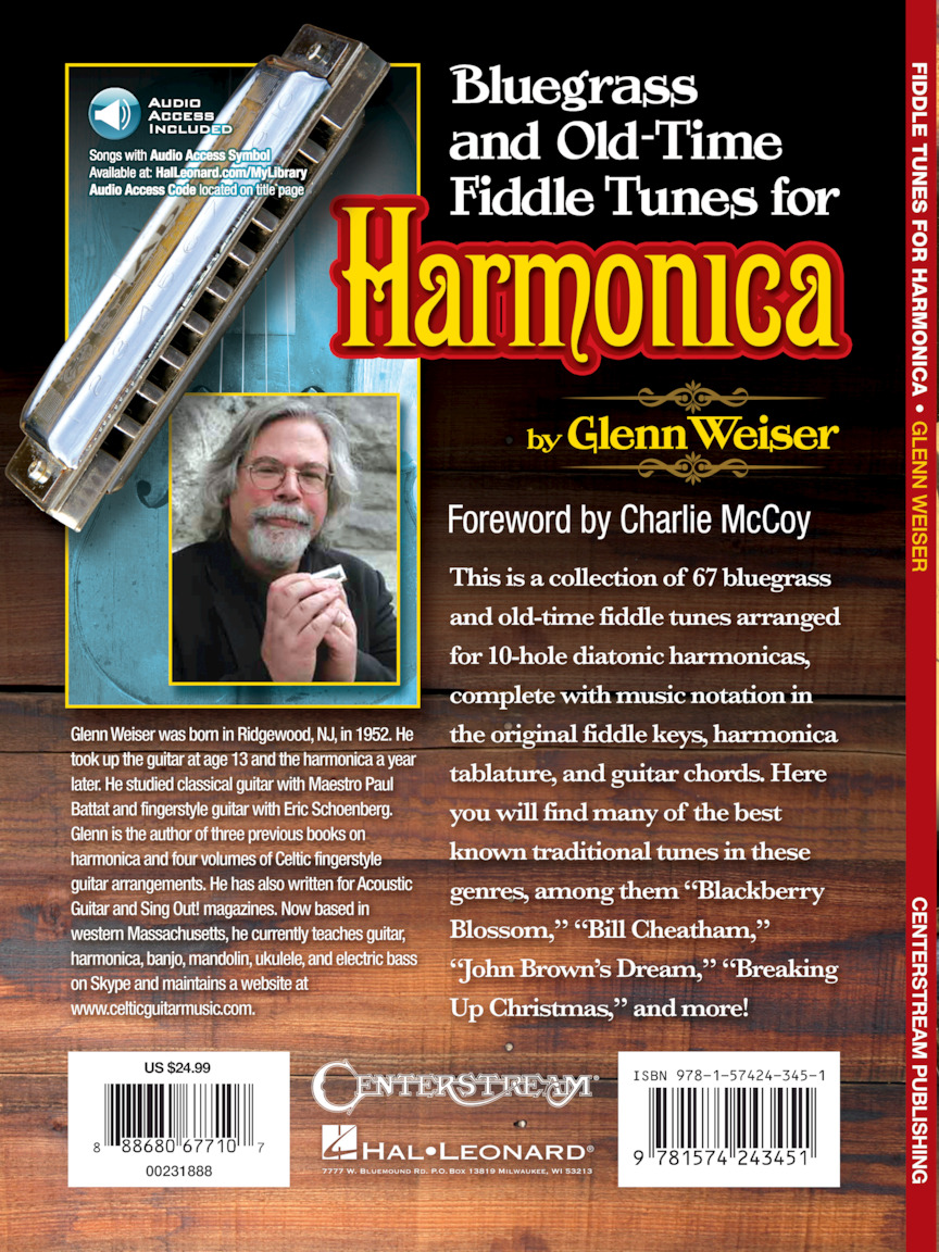 Bluegrass and Old-Time Fiddle Tunes for Harmonica, (Paperback)