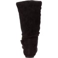 thumbnail image 5 of Journee Collection Womens Chely Faux Suede Mid-Calf Boots Black 8 Medium (B,M), 5 of 5