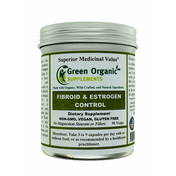 Green Organic Supplements' Fibroid, Uterine Fibroids, Estrogen Control