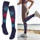 thumbnail image 3 of Calcetines de compresión, Calcetines de compresión Deportiva fibra acrílica de tejido sin costuras portátiles duradero para correr para conducir para montañismo, 3 of 7