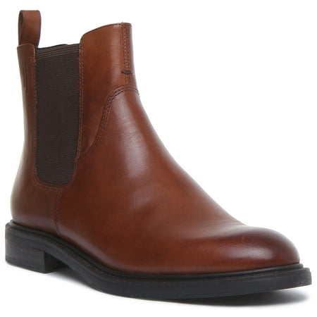 

Vagabond Amina Women s Low Heel Leather Chelsea Boots In Cognac Size 11