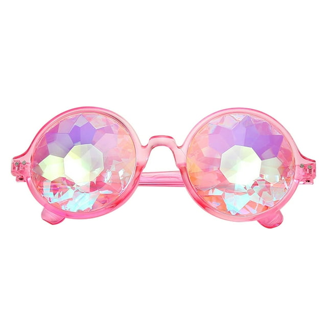 Miangastore Decorative Fun Glasses Wear-resistant Rave Glasses Delicate Kaleidoscope Glasses