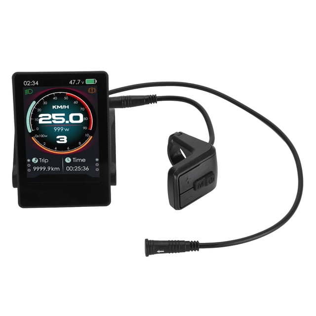 Pantalla LCD para Bicicleta Eléctrica ANGGREK ABS Impermeable IP65