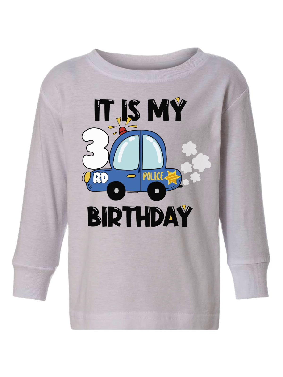 Firefighter and Police Pup Birthday Shirt