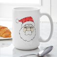 thumbnail image 6 of CafePress - Vintage Santa Claus Large Mug - 15 oz Ceramic Large White Novelty Mug, 6 of 6