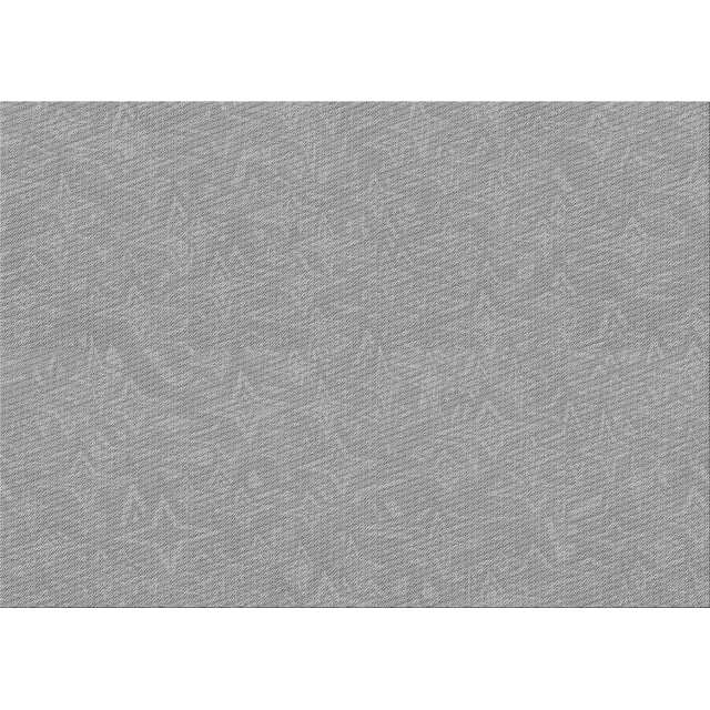 Ahgly Company Machine Washable Indoor Rectangle Transitional Gray Cloud Gray Area Rugs, 7' x 10'