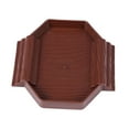 thumbnail image 4 of Cuenco de agua para tortuga con doble escalera, adorno para acuario, piscina para tortugas Rojo oscuro, 4 of 8