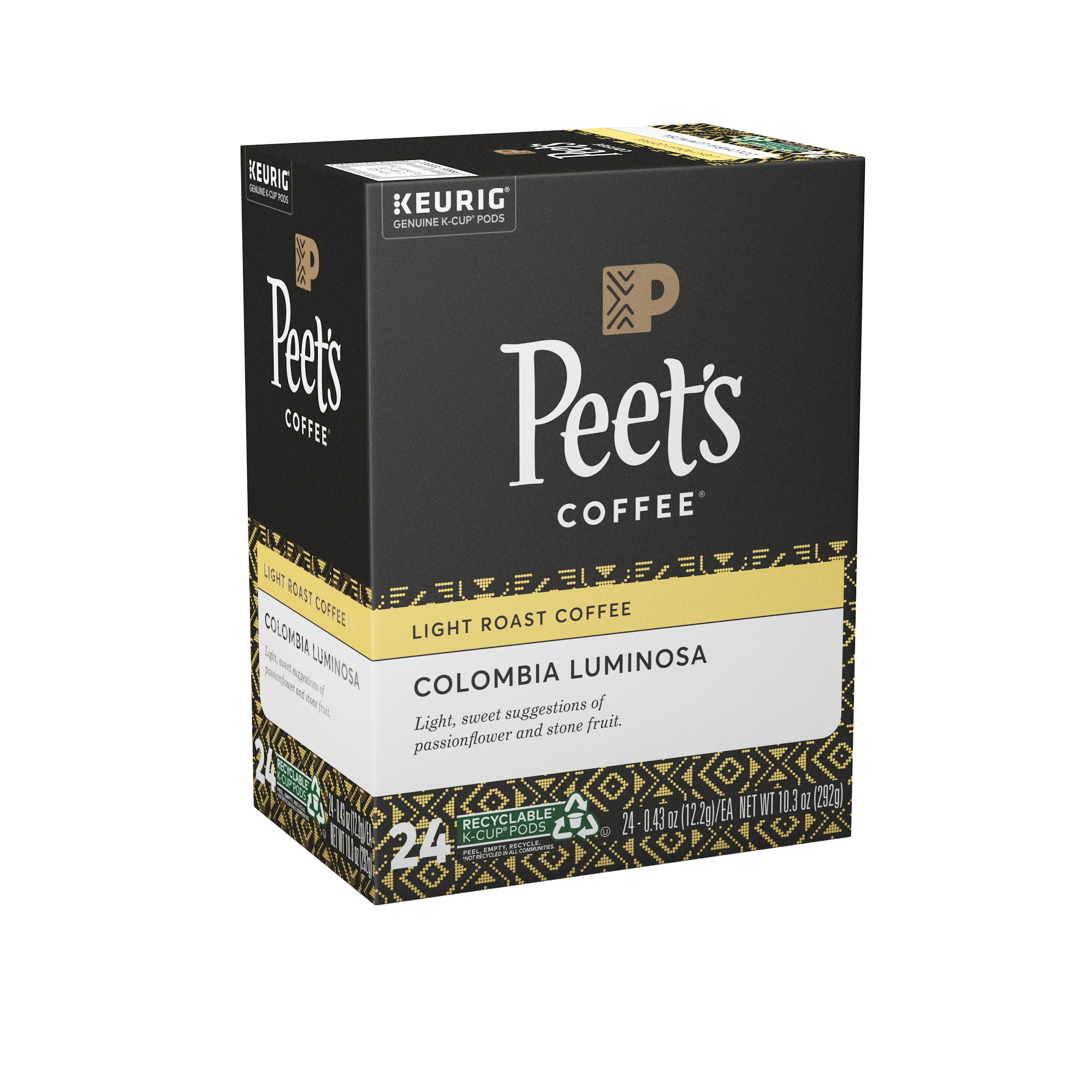 Peet's Coffee® Colombia Luminosa Light Roast Coffee Pods 24 ct Box