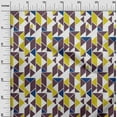 thumbnail image 2 of oneOone Organic Cotton Poplin Twill Fabric Parallelogram & Triangle Geometric Print Sewing Fabric BTY 42 Inch Wide, 2 of 4