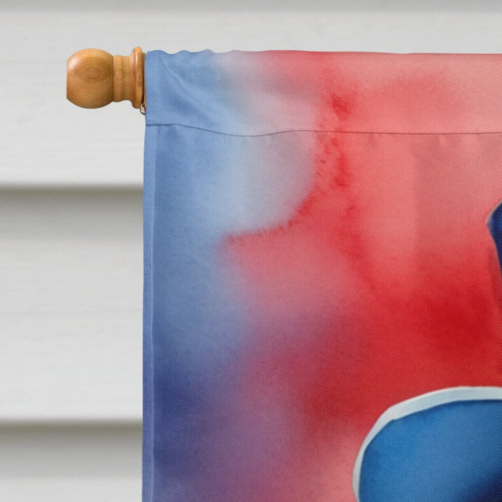 Weimaraner Patriotic American House Flag 28 in x 40 in