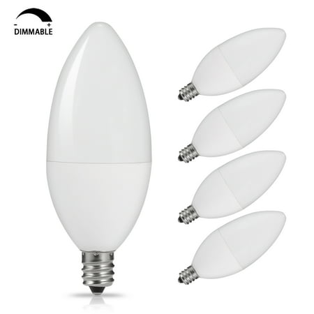JCase Candelabra LED Bulbs, Dimmable LED Light Bulbs 60w Equivalent ... JCase Candelabra LED Bulbs, Dimmable LED Light Bulbs 60w Equivalent ...