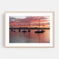 thumbnail image 2 of Sunrise Serenity - Photography Sunset Sailboat Harbor Cityscape Skyline Seascape Boat Unframed Wall Art Print 24 x 36 inches, 2 of 7