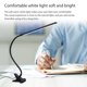 thumbnail image 1 of Lámpara de escritorio LED USB Luz de lectura con clip ajustable Luces nocturnas de brazo largo (D), 1 of 9