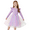 Purple Rainbow, variant on Oudiya Toddler Tutu Dresses Girls Long Sleeve Ruffle Fall Winter Holiday Star Sequin Tulle Dress 2-6Y