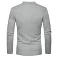 thumbnail image 3 of Tisuna Long Sleeve T-Shirts For Men Soft Henley Neck Tops Men Solid Tshirts For Fitness Sports Size M, 3 of 3
