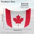 thumbnail image 5 of KUIFORTI  Car Hood Cover Flag Canada Fabric Hood Cover Stretchable Car Hood Covers for Cars Automotive Accessories All-Season Protection for Car Decorations, 5 of 6