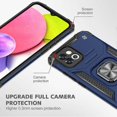 thumbnail image 3 of For Samsung Galaxy A03 164mm Magnetic Armor TPU + PC Holder Phone Case, 3 of 5