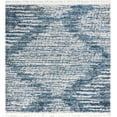 thumbnail image 3 of Unique Loom Serenity Shag Collection Area Rug - Walcott (7' 10" Square Blue/Ivory), 3 of 9