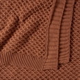 thumbnail image 4 of Better Homes & Gardens Sweater Knit Oversized Couch Throw Blanket, Gingerbread Cookie, 50 x 72 in, 4 of 5