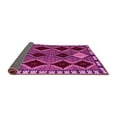 thumbnail image 2 of Ahgly Company Indoor Round Abstract Pink Modern Area Rugs, 4' Round, 2 of 4