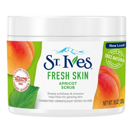 (2 pack) St. Ives Fresh Skin Face Scrub Apricot 10 (Best Face Scrub For Combination Skin)