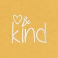 thumbnail image 2 of Dalix Be Kind Embroidered Fleece Cropped Hoodie Cold Fall Winter Women in Heather Mustard S Small, 2 of 5