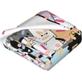 thumbnail image 5 of Cats Flannel Throw Blanket, Lightweight Super Soft Cozy Funny Blanket for Bed Couch Sofa 50 x 60 Inches, 5 of 6