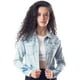 thumbnail image 1 of Chamarra Mujer Mezclilla Stretch Acid Wash Claro, 1 of 6