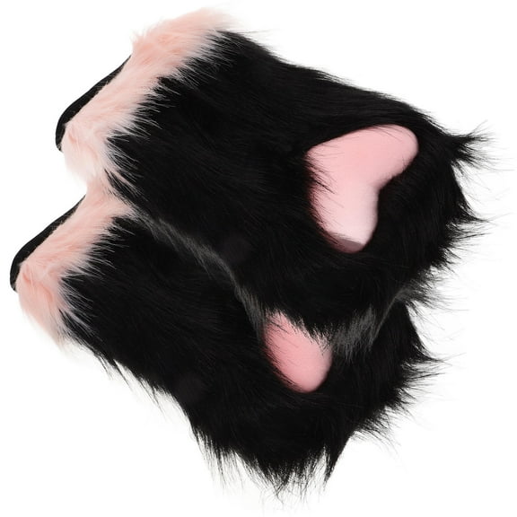 Milisten Fingerless Cat Gloves 1 Pair for Cosplay, Performance Enhancement, Comfortable Fit, Multi-Color Options