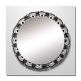 thumbnail image 2 of Designart "Sacred Mandala In Vintage Monochrome" Boho Mandala Square Mirror Wall Decor Traditional - Large White Square Bathroom Mirror - Square Printed Wall Mirror Art, 2 of 5