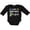 AB-Black, variant on Inktastic Just Down Right Perfect Down Syndrome Awareness Ribbon Boys or Girls Long Sleeve Baby Bodysuit
