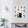 thumbnail image 3 of Nawypu QXNRT Set of  Animal Cat Wall Art Prints,Fun Poster with Black Cat and Claw, Lovely Cat Wall Art Canvas for Living Room Home Decor.Gift, 3 of 4