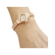 Women's Wrist Watch Fashion Alloy Crystal Quartz Rhombus Bracelet Bangle