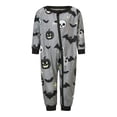 thumbnail image 3 of AceBaby Halloween Family Matching Pajamas Set Pumpkin Print Holiday Sleepwear Loungewear PJs, 3 of 8