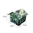 thumbnail image 3 of YATLTE Cat Houses for Outdoor Cats, with Waterproof Canvas Roof, Thickened Cold-Proof Nest Kitty Shelter, Cat Dog Tent Cabin for Small Pet Indoor Outdo, Stray Cats Shelter, 3 of 6