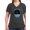 Charcoal, variant on CafePress - Power Rangers Black Ranger Women's V Neck T Shirt - Women's V-Neck Dark T-Shirt