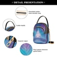 thumbnail image 5 of Women's Crossbody Handbag Shoulder Handbag 5.91x3.15x8.27 Inch Bank Card Bag Cash Bag Key Bag Frozen Palace Ice Snow, 5 of 7