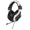 White, variant on Wired Gaming Headset for PS4/PS5/Xbox/PC/Switch, 40mm Stereo & Noise Isolating, Omnidirectional Mic, In-Line Volume & Mute Control, Soft Earpads, Adjustable Headband, 3.5mm Jack 1.6m, Black
