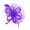 Purple, variant on lanema Elegant Flapper Fascinator Flower Hair Clip For Weddings Parties 1920s Bridal Accessory Multi Color Choices