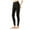 Black, variant on MOJOGO Women's Seamless Base Layer Lightweight Solid Color Underwear Casual Thermal Leggings for Fall Winter Gray L