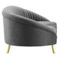 thumbnail image 3 of Modway Camber Channel Tufted Performance Velvet Sofa in Gray, 3 of 8