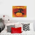 thumbnail image 4 of Kdxio Halloween Pumpkin Pattern Canvas Wall Art for Living Room Wall Decor for Bedroom Bathroom Modern Framed Canvas Art Prints Ready to Hang,Horizontal, 4 of 6