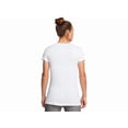 thumbnail image 2 of Camiseta Under Armour HeatGear de manga corta para mujer, color blanco, 2XL, 2 of 4